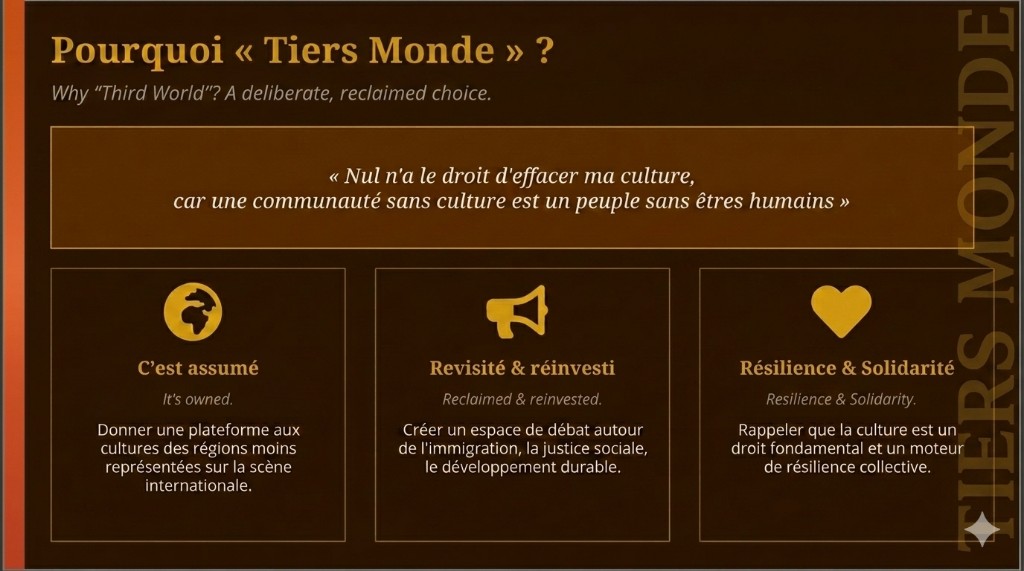 Visuel de dialogue culturel pour le festival