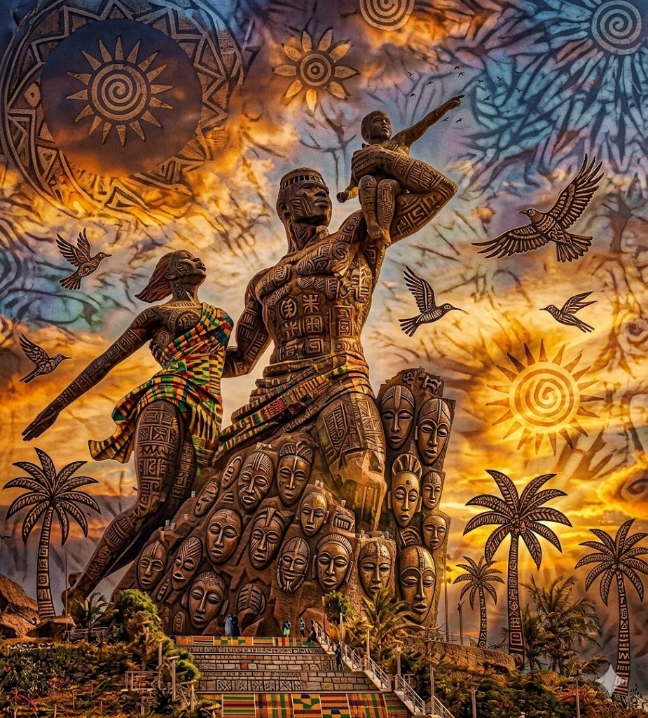 Monument de la Renaissance africaine a Dakar