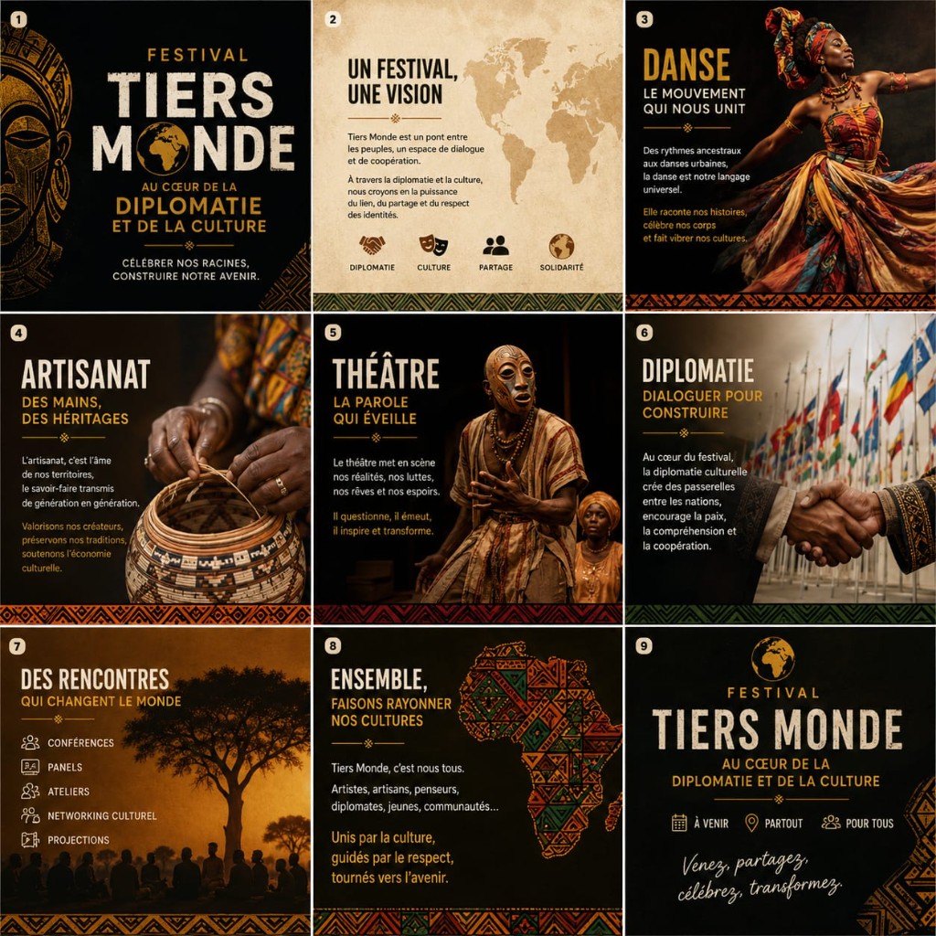 Affiche source du Festival Tiers Monde